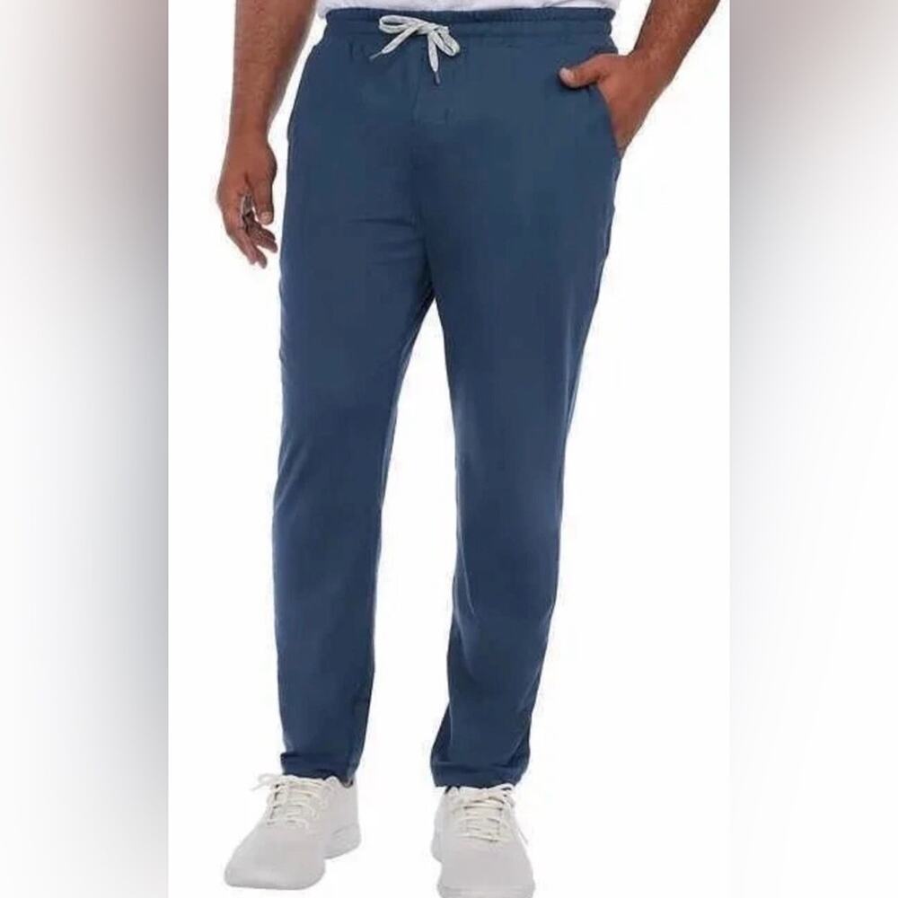 NWOT Kirkland Mens XXL Blue Active Jogger 4-Way Stretch Quick-Dry